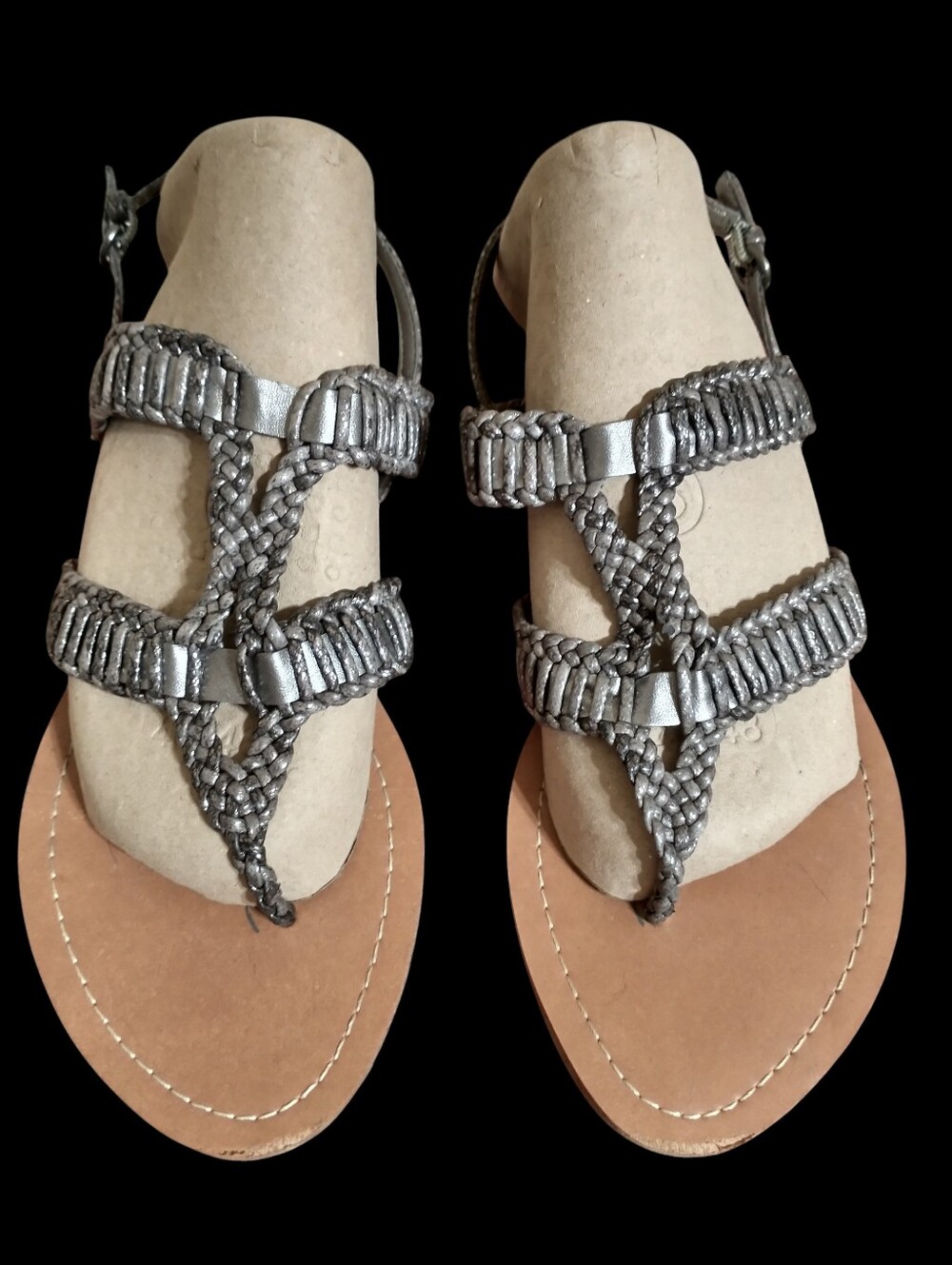 American Rag Braided Metallic Silver  Sandals